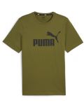 Ανδρικό μπλουζάκι Puma - Essentials Logo Tee , πράσινο - 1t