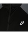 Ανδρική μπλούζα Asics - Icon Ls 1/2 Zip, μαύρη    - 2t