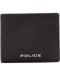 Ανδρικό πορτοφόλι Police - Boss, με προστασία RFID, σκούρο καφέ - 1t