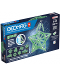 Μαγνητική κατασκευή Geomag - Glow, 93 κομμάτια - 1t