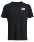 Ανδρικό μπλουζάκι Under Armour - Color Block Logo , μαύρο - 1t