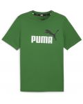Ανδρικό μπλουζάκι Puma - Essentials+ Two-Tone Logo , πράσινο - 1t