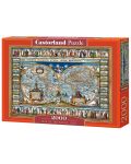 Παζλ Castorland 2000 κομμάτια - Παγκόσμιος χάρτης από το έτος 1639 - 1t