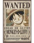 Αφίσα Maxi  GB eye Animation: One Piece - Luffy Wanted Poster - 1t