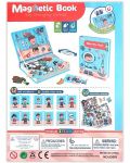 Μαγνητικό βιβλίο Raya Toys - Αλλαγή ρούχων με αγόρι, 59 τεμάχια - 2t