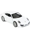 Μεταλλικό αυτοκίνητο Toi Toys Welly - Porsche Carrera, λευκό - 1t