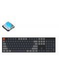 Μηχανικό πληκτρολόγιο Keychron - K5 Full-Size, Gateron Blue, RGB, μαύρο - 1t