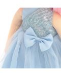 Απαλή κούκλα Orange Toys Sweet Sisters - Billie με σατέν μπλε φόρεμα, 32 cm - 6t