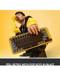 Μηχανικό πληκτρολόγιο Logitech - POP Keys, ασύρματο, κίτρινο/μαύρο - 2t