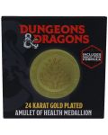 Μενταγιόν FaNaTtiK Games: Dungeons & Dragons - Amulet of Health (Limited Edition) (Gold Plated) (Includes Magic Item Formula) - 4t