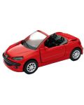 Μεταλλικό αυτοκίνητο Newray - Peugeot 206 CC, κόκκινο, 1:32 - 1t