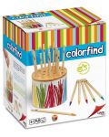 Παιχνίδι μνήμης Cayro - Χρώματα, με 18 χρωματιστά ξυλάκια - 1t