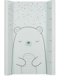 Μαλακό μαξιλαράκι αλλαγής KikkaBoo - Bear with me, Mint, 70 x 50 cm - 1t