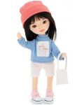 Απαλή κούκλα Orange Toys Sweet Sisters - Η Lilu με γαλάζιο πουλόβερ, 32 cm - 1t