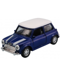 Μεταλλικό αυτοκίνητο Newray - 1959 Mini Cooper, 1:32, μπλε - 1t