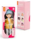 Απαλή κούκλα Orange Toys Sweet Sisters - Λιλού με το παρκά σε μουσταρδί χρώμα, 32 εκ - 2t