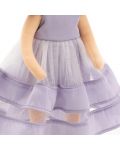 Απαλή κούκλα Orange Toys Sweet Sisters - Η Lilu με μωβ φόρεμα, 32 cm - 5t