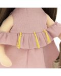 Απαλή κούκλα Orange Toys Sweet Sisters -Σόφη με φούντα φόρεμα,  32 cm - 5t