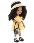 Απαλή κούκλα Orange Toys Sweet Sisters - Η Τίνα με κίτρινο φόρεμα, 32 εκ - 2t