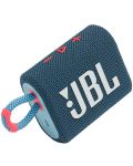 Μίνι ηχείο JBL - Go 3, μπλε/ροζ - 1t