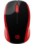 Ποντίκι HP - 200 Emprs, οπτικό, ασύρματο, κόκκινο/μαύρο - 1t