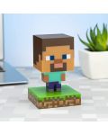 Λάμπα Paladone Games: Minecraft - Steve Icon - 3t