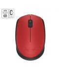 ποντίκι Logitech - M171, Οπτικό , ασύρματο, κόκκινο - 1t