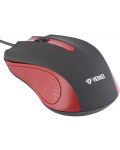 Ποντίκι Yenkee - 1015RD, οπτικό, κόκκινο - 2t