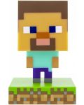 Λάμπα Paladone Games: Minecraft - Steve Icon - 1t