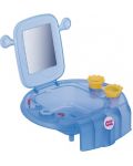Μίνι νιπτήρας με τουαλέτα με καθρέφτη OK Baby - Space, μπλε - 1t