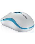 Ποντίκι RAPOO - M10 Plus, οπτικό, ασύρματο, άσπρο/μπλε - 2t