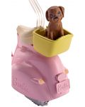 Σετ παιχνιδιού Mattel Barbie - Μηχανή με σκυλάκι  - 3t