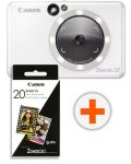 Φωτογραφική μηχανή στιγμής  Canon - Zoemini S2,8MPx, Pearl White - 1t