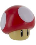 Λάμπα Paladone Games: Super Mario - Red Mushroom - 1t