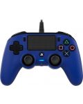 Χειριστήριο Nacon за PS4 - Wired Compact, μπλε - 1t