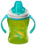 Κύπελλο που δεν χυθεί με λαβές Vital Baby - Πράσινο, 260 ml - 1t