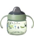 Κύπελλο που δεν χύνεται Tommee Tippee - Superstar, 190 ml, πράσινο - 1t