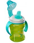 Κύπελλο που δεν χυθεί με λαβές Vital Baby - Πράσινο, 260 ml - 2t