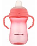 Κύπελλο που δεν χύνεται Canpol - 250  ml, ροζ - 2t
