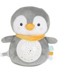 Νυχτερινό φωτιστικό και προβολέας  Moni Toys - Snuggly, Penguin - 1t