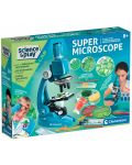 Εκπαιδευτικό σετ Clementoni Science & Play - Υπερμικροσκόπιο - 1t