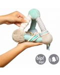 Εκπαιδευτικό παιχνίδι Babyono Tiny Yoga - Πυραμίδα, μέντα - 3t