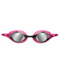 Γυαλιά κολύμβησης Arena - Cobra Mirror, ροζ/μαύρο - 2t
