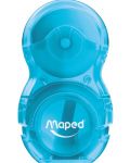 Ξύστρα με γόμα  Maped  Loopy - Translucent, μπλε - 1t