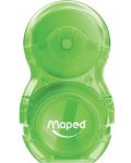 Ξύστρα με γόμα Maped  Loopy - Translucent, πράσινο - 1t