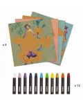 Χρωματισμός με κηρομπογιές Djeco εμπνευσμένες από - Edgar Degas, Ιμπρεσιονισμός - 2t