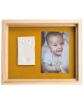 Αποτύπωμα  Baby Art - Pure Frame, κορνίζα Natural, με οργανικό πηλό - 2t
