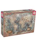 Παζλ Educa 8000 κομμάτια - Ιστορικός χάρτης του κόσμου - 1t