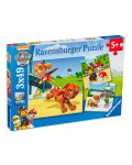 Παζλ Ravensburger 3 x 49 κομμάτια - Οι 4 πατούσες, Paw Patrol - 1t