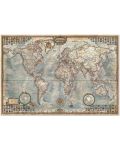 Παζλ Educa 4000 κομμάτια - Ο χάρτης του κόσμου - 2t